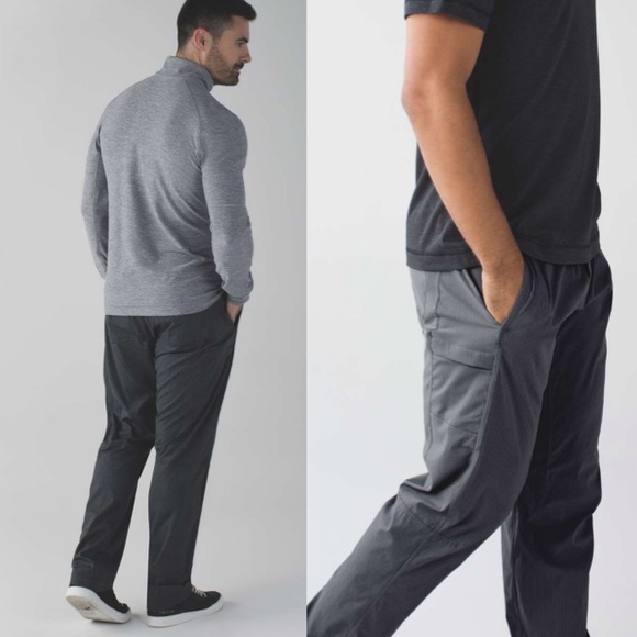 lululemon athletica Other - Lululemon Seawall Track Pant 2.0 Unlined Heathered Black Size Large